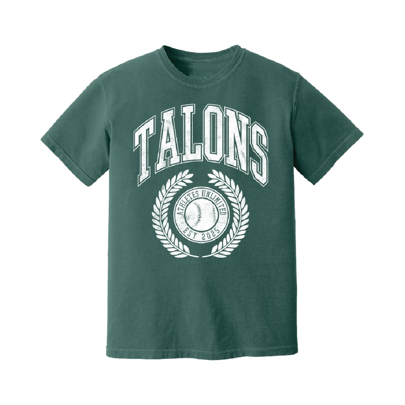 COLLEGIATE TALONS TEE|Small|Medium|Large|X-Large|2X|3X