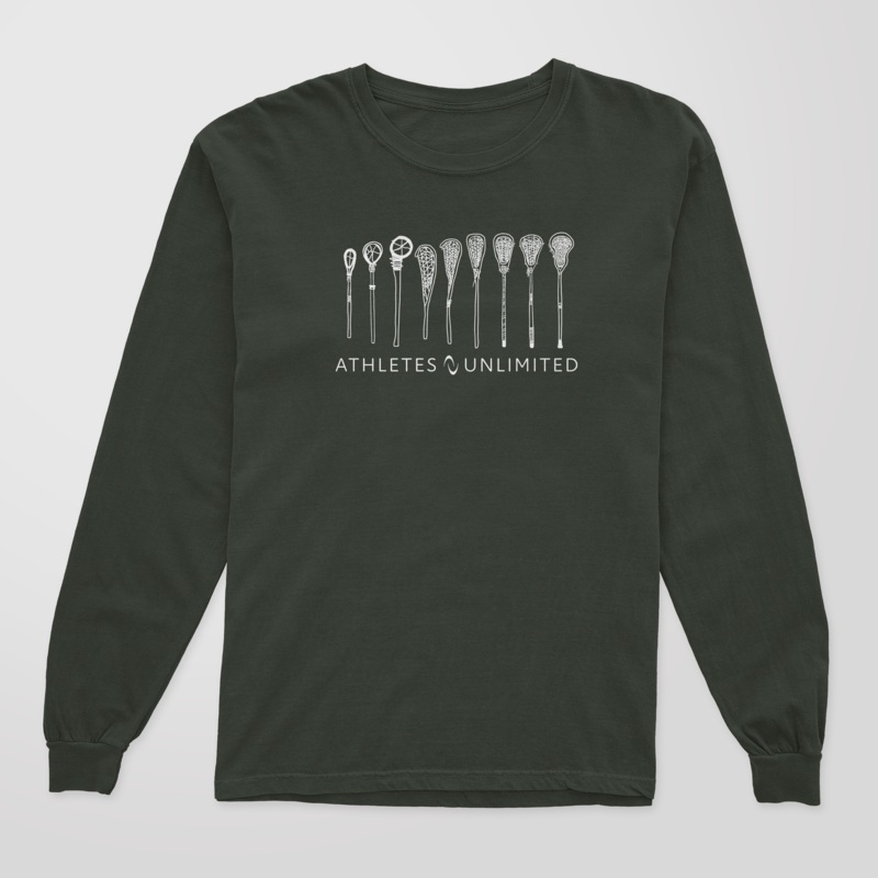 Lacrosse Stick Progression Long Sleeve T-Shirt