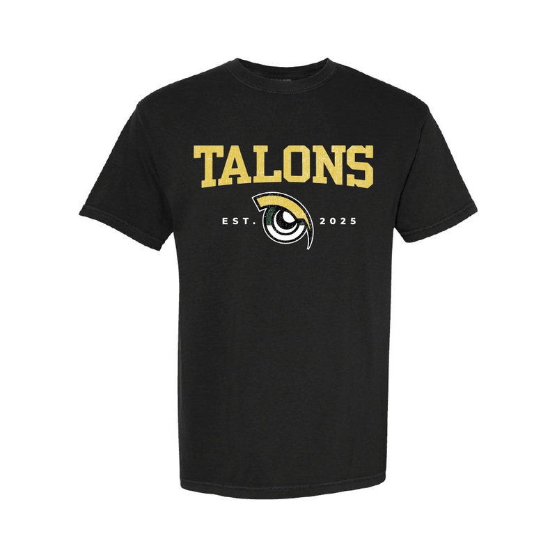 BLACK TALONS TEE|Small|Medium|Large|XL|2X|3X