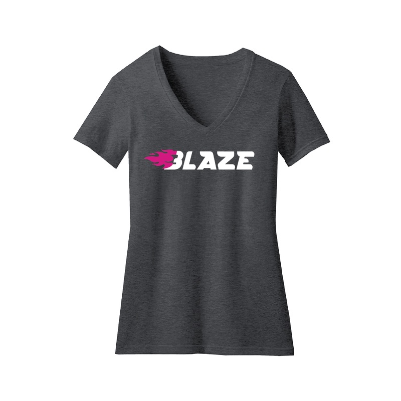 BLAZE V-NECK|Women’s Small|Women’s Medium|Women’s Large|Women’s X-Large|Women’s 2X|Women’s 3X