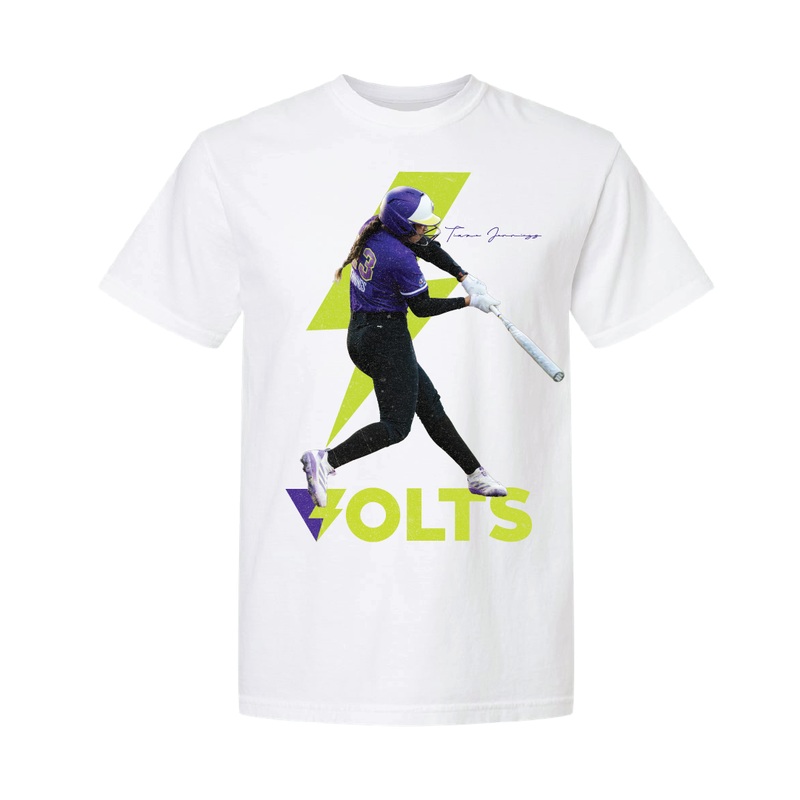 TIARE JENNINGS VOLTS TEE|Small|Medium|Large|X-Large|2X