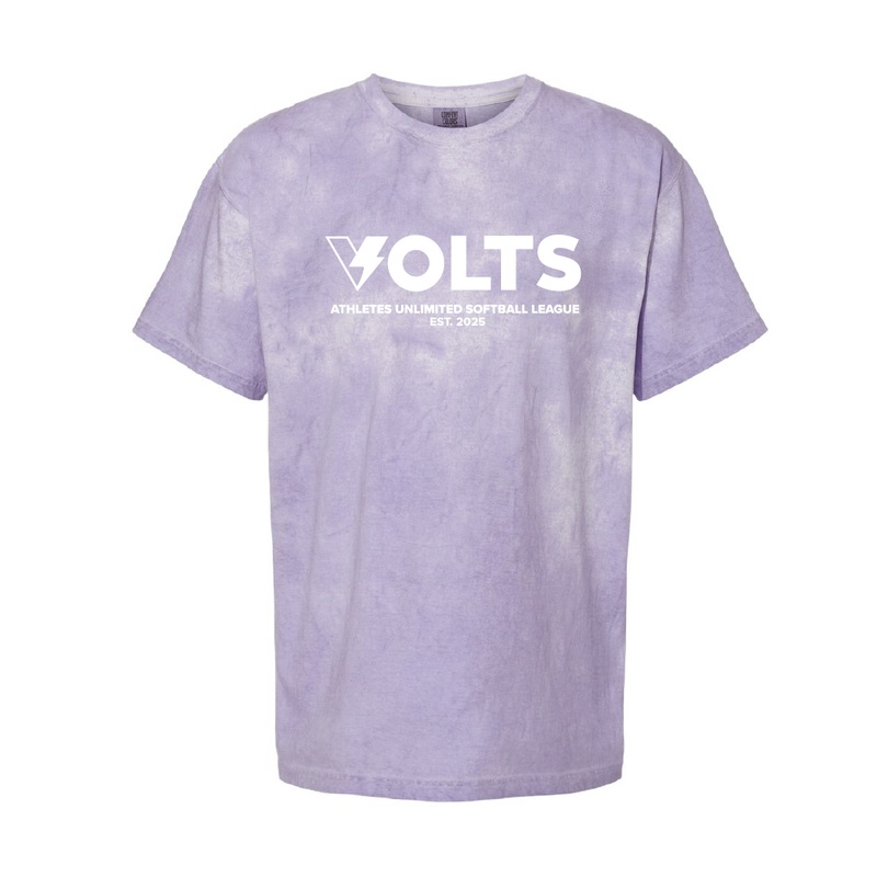 VOLTS TIE-DYE TEE|Small|Medium|Large|X-Large|2X|3X