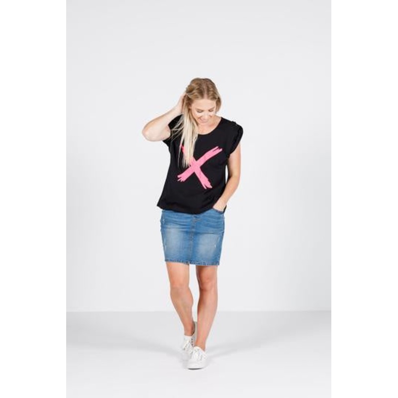 SALE HL  JACK TEE BLK/PINK HL223 PINX