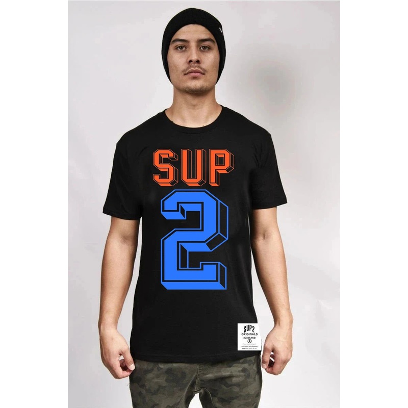 SUP 2 COLLEGE BLK/ORANGE|S|M|L|XL|XXL|3XL|5XL