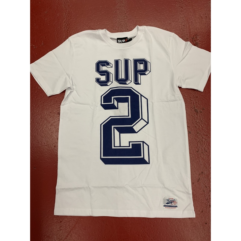 SUP2 COLLAGE TEE WHT/NAVY|S|M|L|XL|XXL|3XL