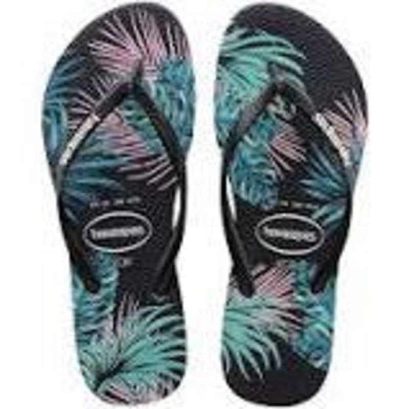 HAV SLIM FLORAL BLK 0090|3536|3738|3940|4142