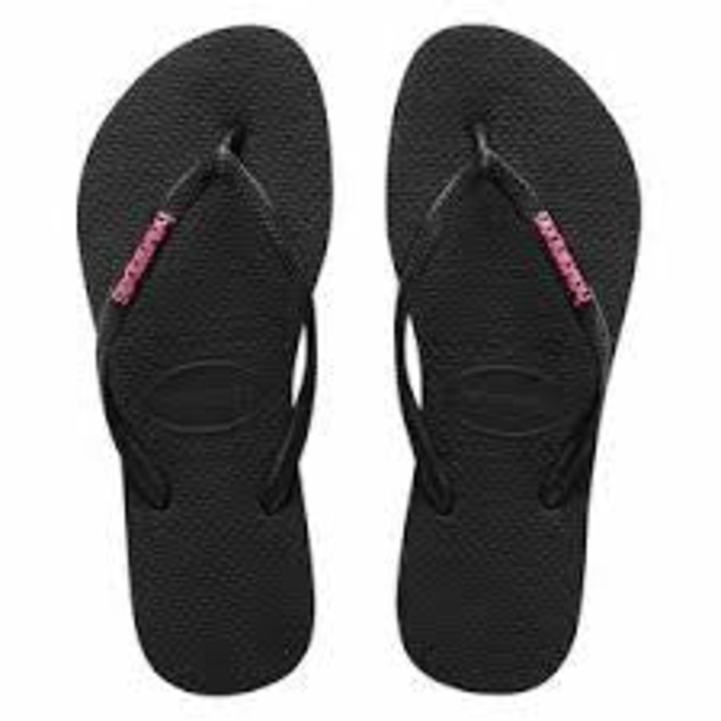 HAV SLIM LOGO METAL BLK/PK 1094