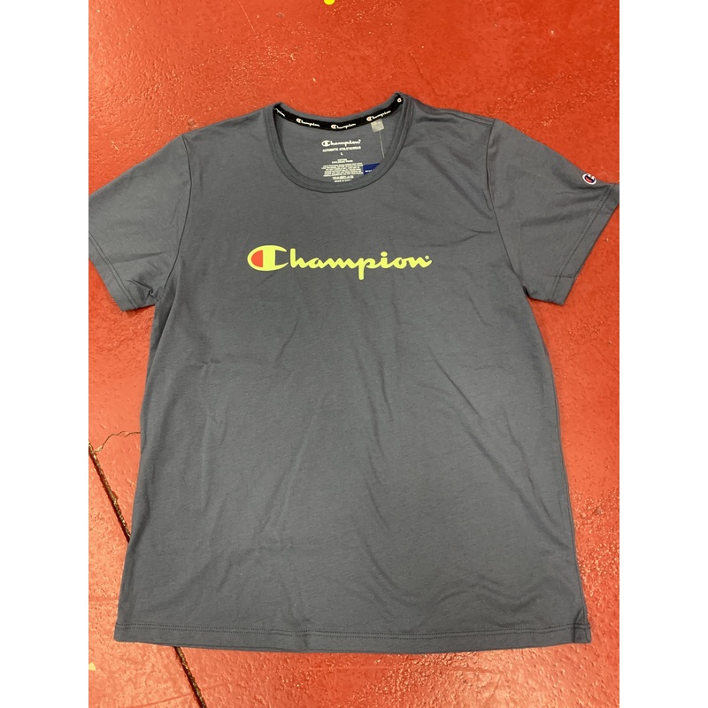CHAMPION SCRIPT TEE CVRGN GREY HOUND W