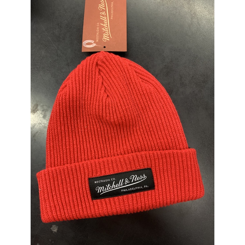 MNN SHALLOW BEANIE RED