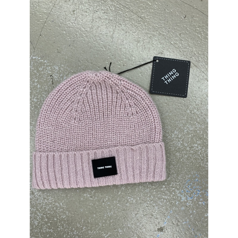 THING SPECKLE BEANIE DUSTY PINK 02
