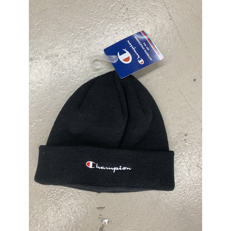 CHAMPION ACT SCRIPT BEANIE ZYR8N BLK
