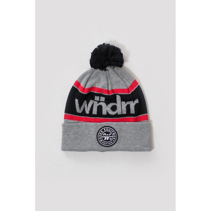 WNDRR BEANIE GREY/GRED