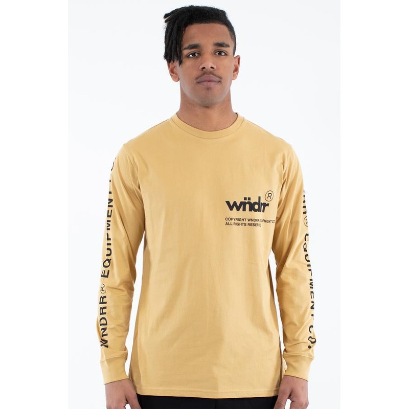 WNDRR IN LINE LS TEE ALMOND   ALMLS