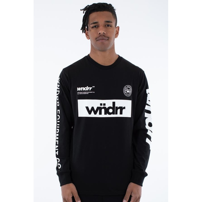 WNDRR LONG SLEEVE BLK   LSBLK|S|M|L|XL|XXL|3XL