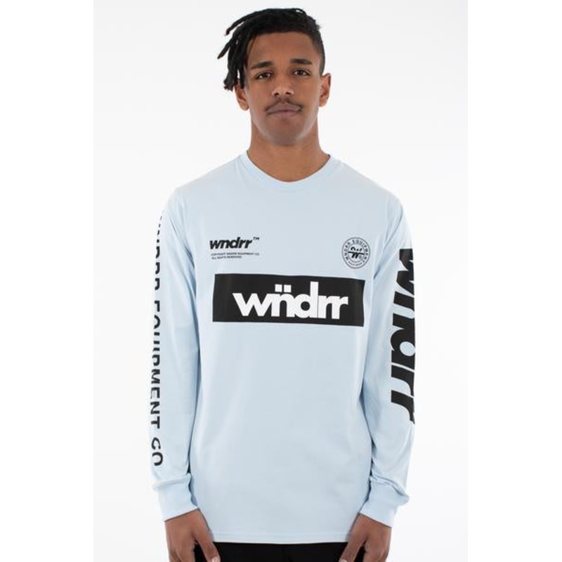 WNDRR LS TEE SKY|S|M|L|XL|XXL|3XL