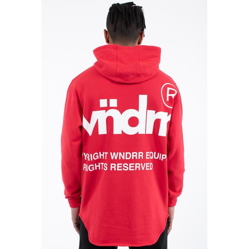 WNDRR OFF CUT HOOD RED OFF012RED