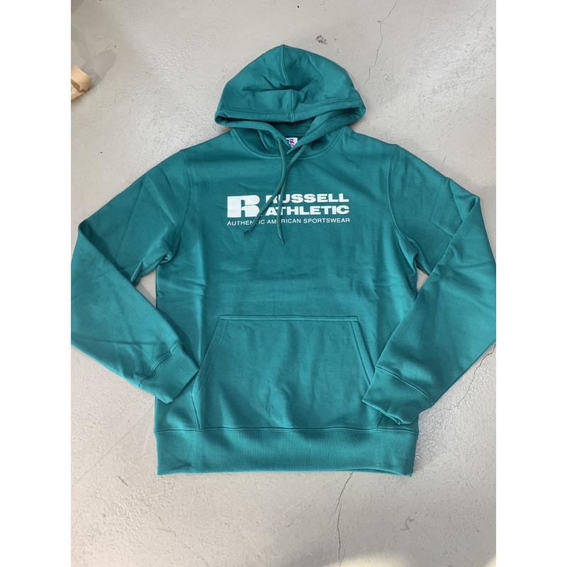 RUSSELL 274TE TEAL BAR LOGO HOOD