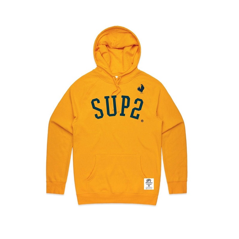SUP COLLEGE COCK HOOD GOLD|M|L|XL|XXL|3XL