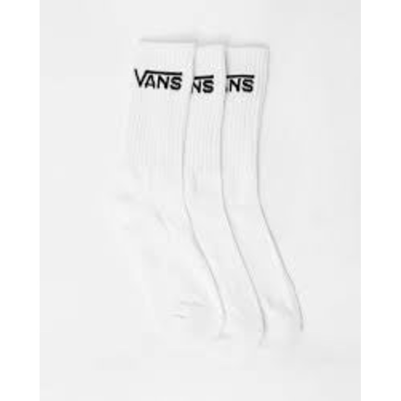 VANS 3PACK WHITE SOCKS|6.5-9|9.5-13