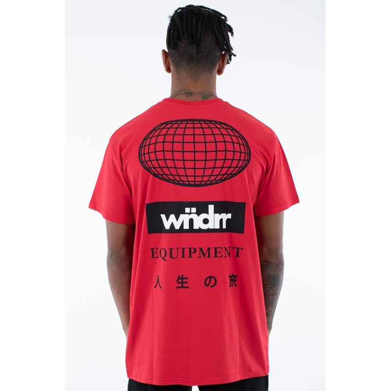 WNDRR IZUKU RED TEE   IZUKUR|S|M|L|XL|XXL|3XL