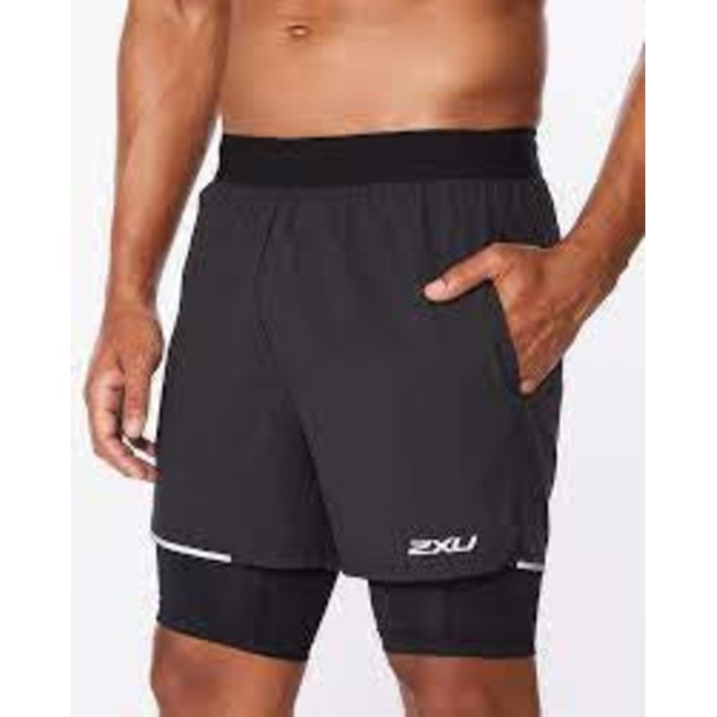 2XU AERO 2N1 SHORTS 5INCH MR6535BS