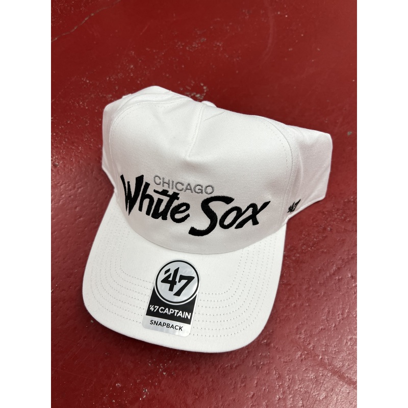 47 SCRIPT CAPT CAP WHITE SOX