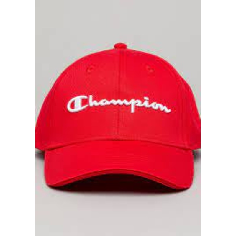 CHAMPION SCRIPT CAP RED AXM9N GJR