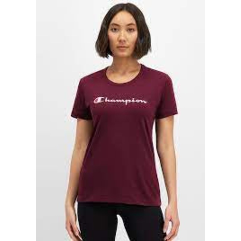 CHAMPION SCRIPT TEE W CVRGN GNB