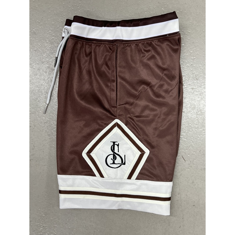 LS BASKETBALL SHORT CHOC ADULTS