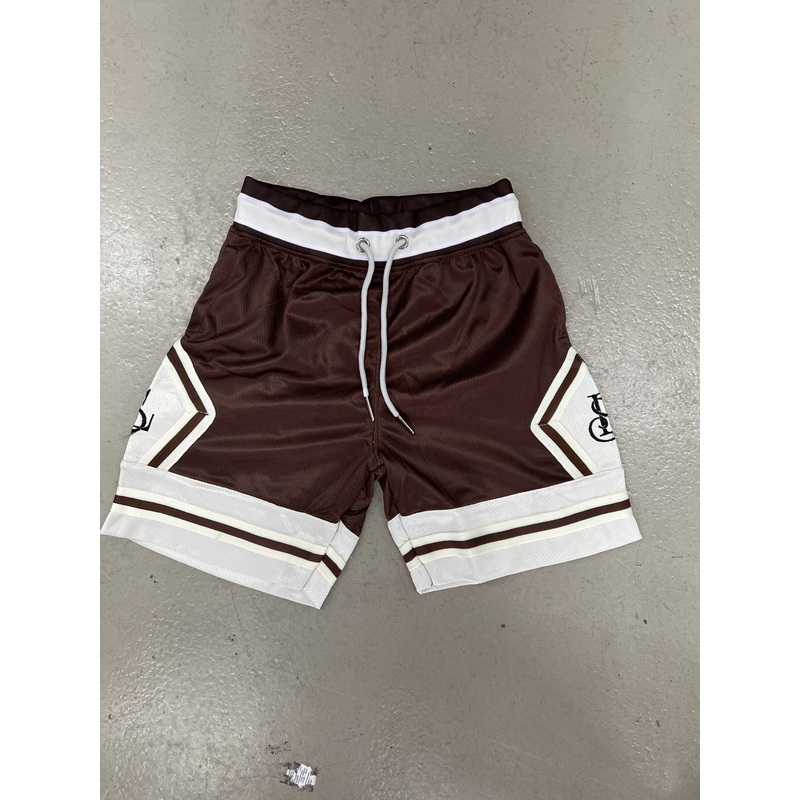 LS BASKETBALL SHORTS KIDS CHOC