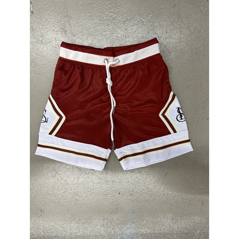 LS BASKETBALL SHORTS KIDS COPPER