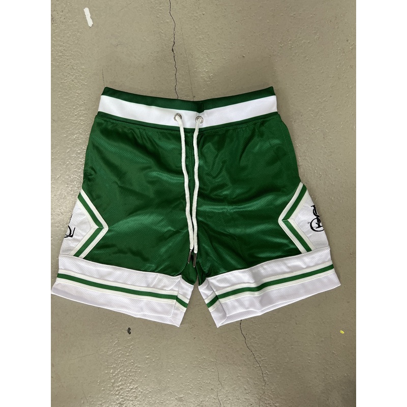 LS KIDS BASKETBALL SHORTS KIDS CEL/WHT