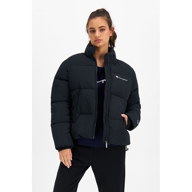 CHAMPION PUFFER JKT W CTN9N BLK