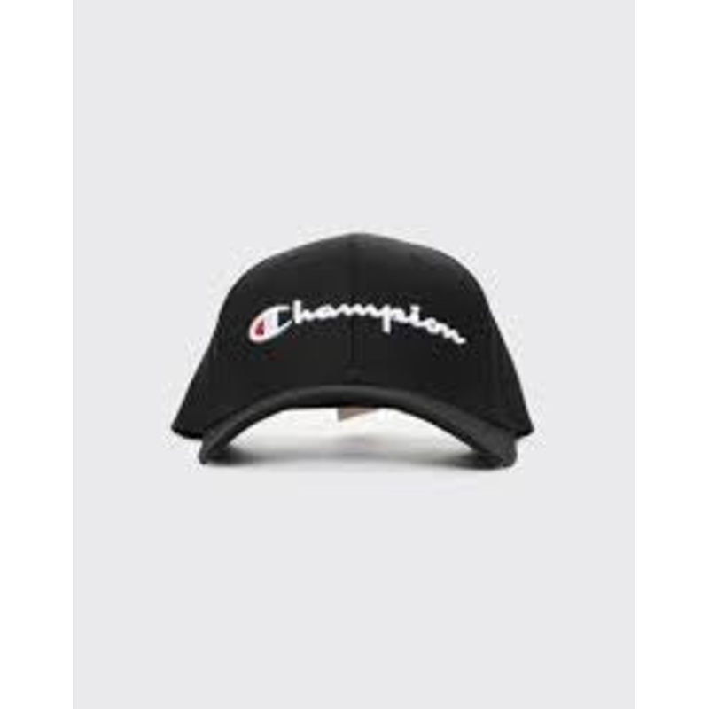 CHAMPION SCRIPT CAP BLK ZYH4N