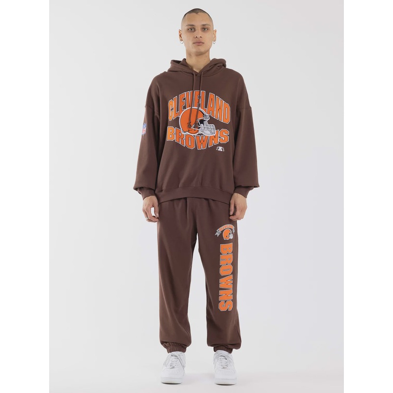 MNCL1078 CLEVELAND BROWN ARCH HOOD