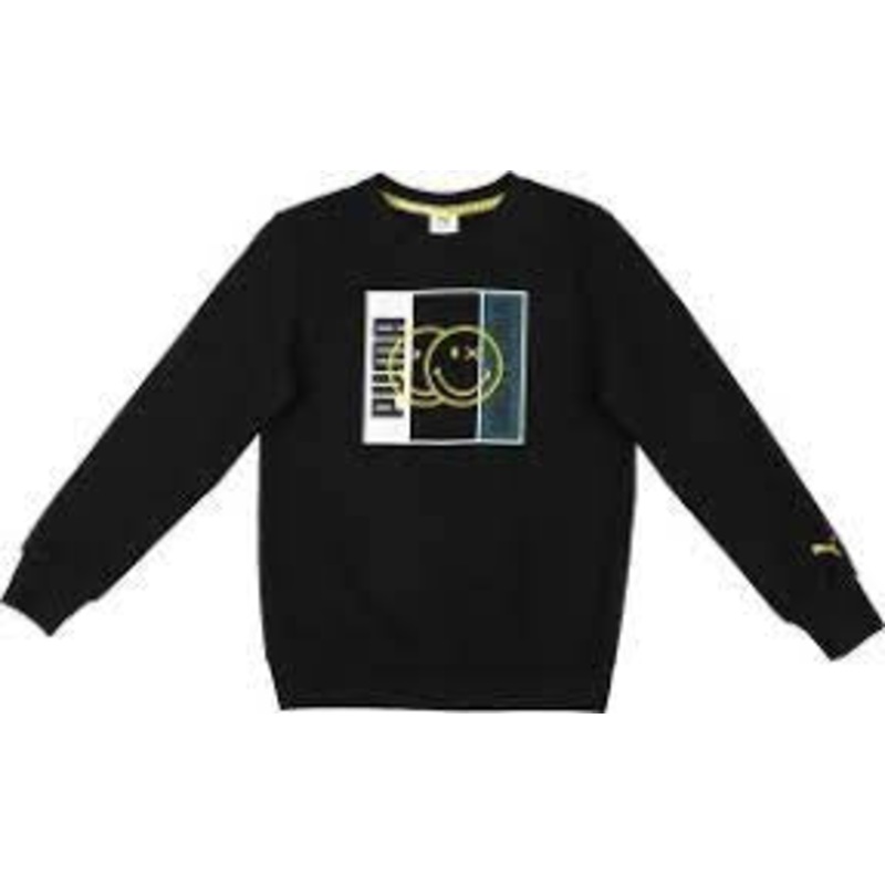 PUMA K CREW BLK 67035201|2|3|4|5|6|XS|S|M|L|XL