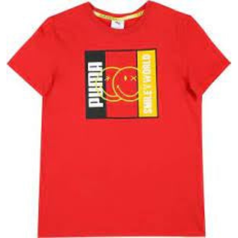 PUMA K TEE RED 67035111|2|3|4|5|6|XS|S|M|L|XL