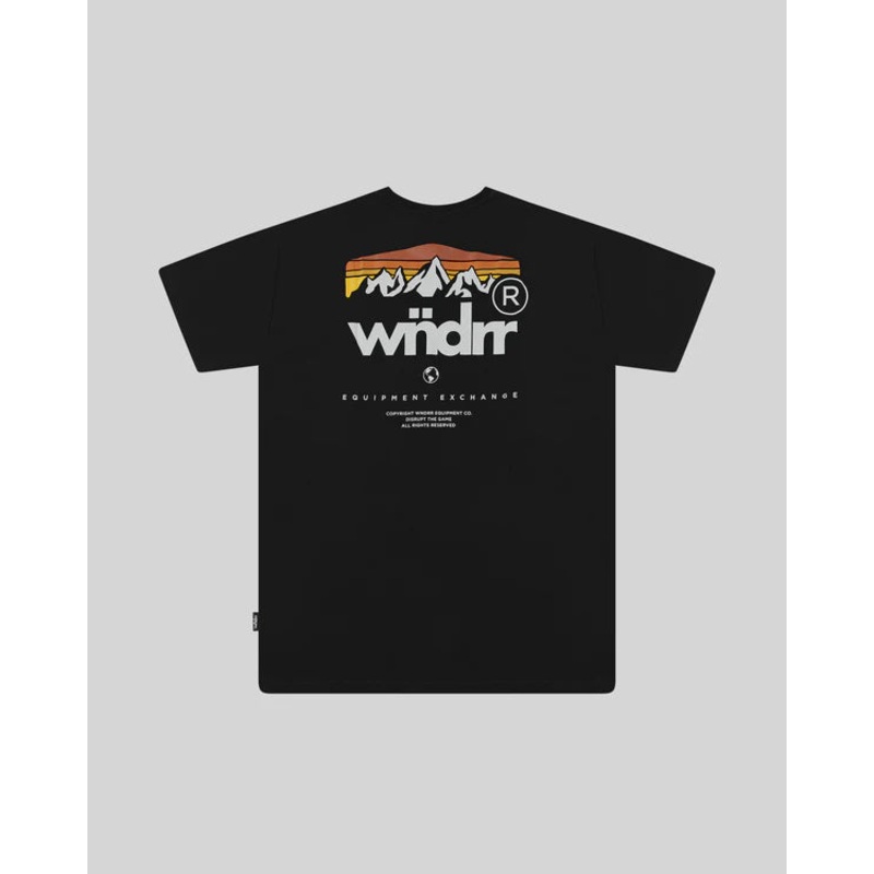 WNDRR ALPINE TEE BLK JA002BLK|S|M|L|XL|XXL|3XL