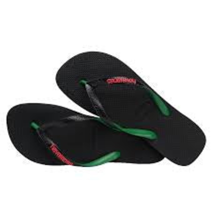 HAVAIANA FILETTE LOGO BLK/GRN|3940|4142|4344|4546