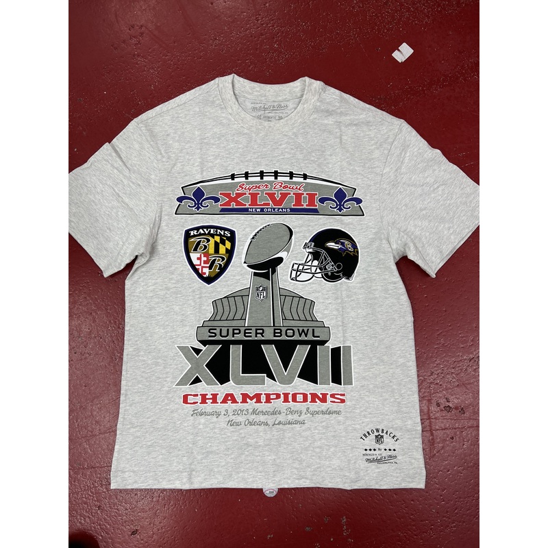 MNBR1300 SUPERBOWL RAVENS TEE|S|M|L|XL|XXL