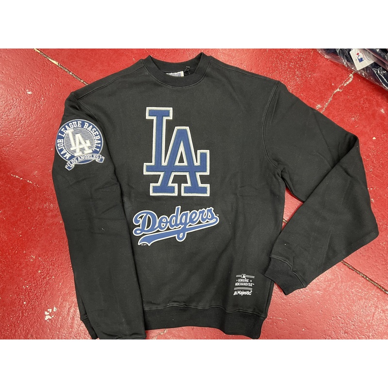 MJLD1052U LA DODGERS LOGO CREW