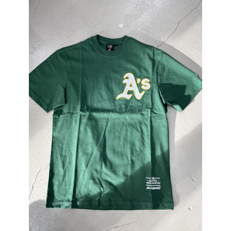 MJOA1055 OAKLAND A’S CREST TEE