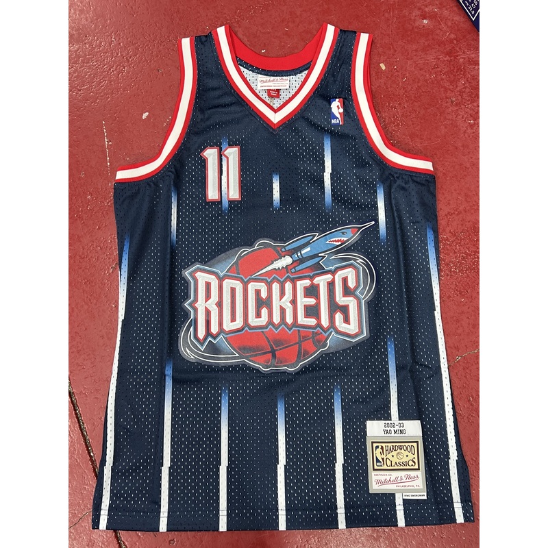 MNHR18174 YAO HOUSTON ROCKETS|M|L|XL|XXL|3XL|4XL|5XL