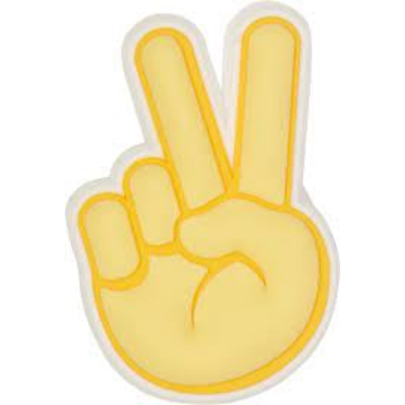10007207CROCS JIBBITZ PEACE SIGN