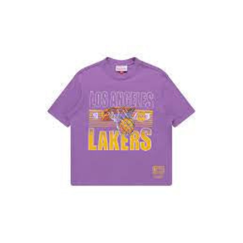 MNLL1749 STRIPES TEE LAKERS|XS|S|M|L|XL