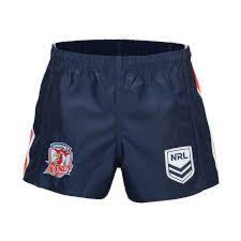 NSH22MSR NRL SHORTS ROOSTERS|S|M|L|XL|XXL|3XL|4XL|5XL