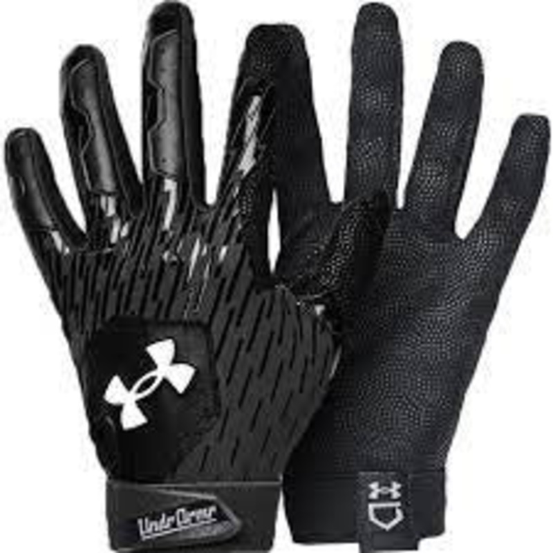 1378764004 UA CLEAN UP BATTING GLOVE BLK