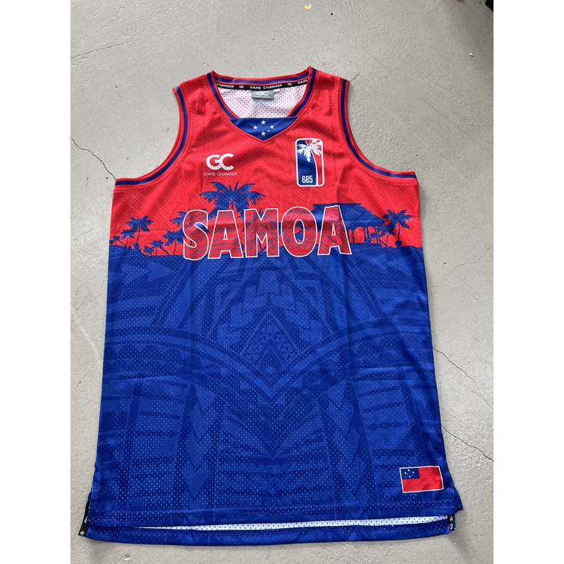 GC SAMOA BASKETBALL SINGLET|S|M|XL|XXL|3XL|4XL|5XL|L|XS