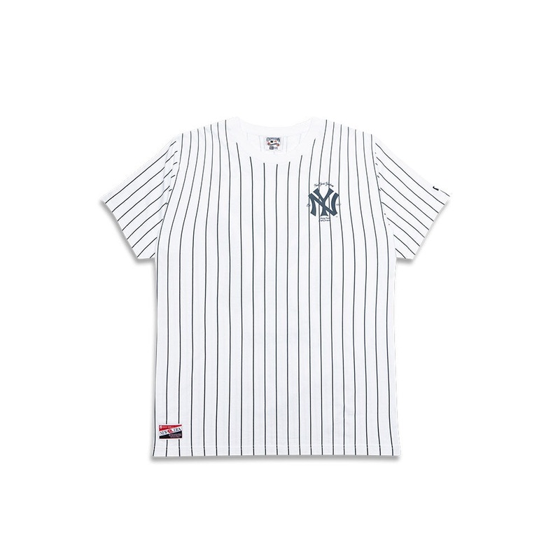13732108 NE NY PINSTRIPE TEE|S|M|L|XL|XXL|3XL|4XL
