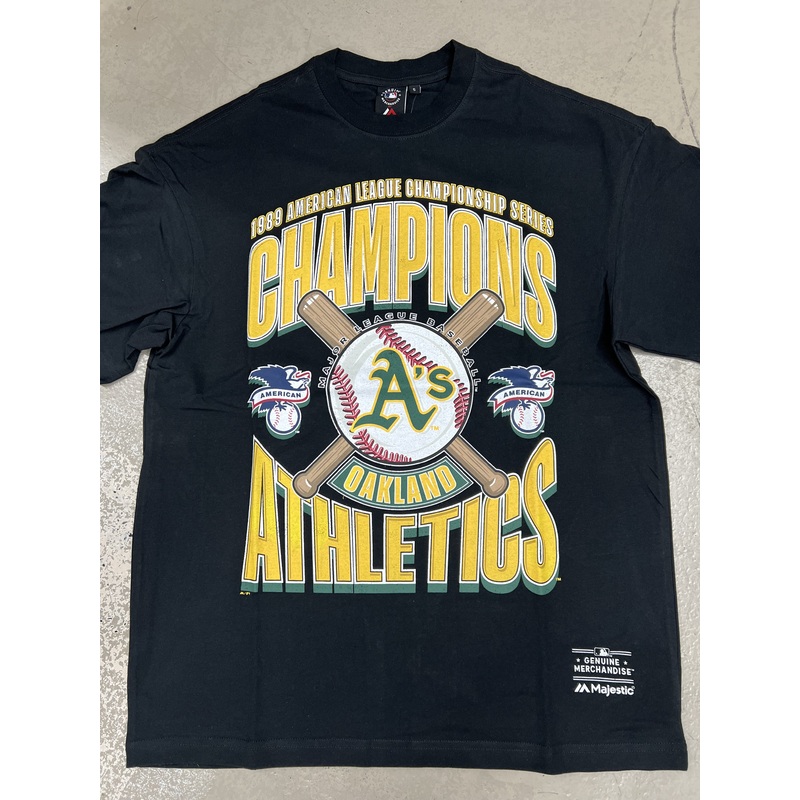 MJOA1211 MAJESTIC OAKLAND TEE|S|M|L|XL|XXL